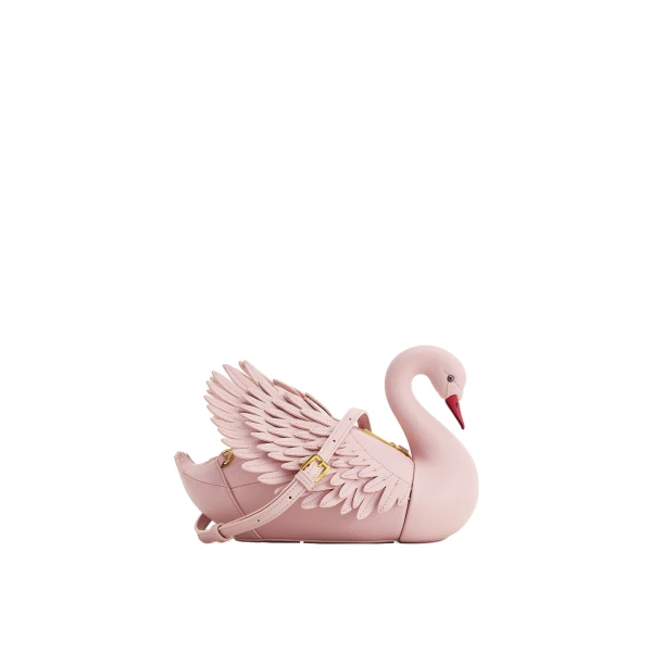 JW PEI Alani Swan Shaped Crossbody Bag in Light Pink