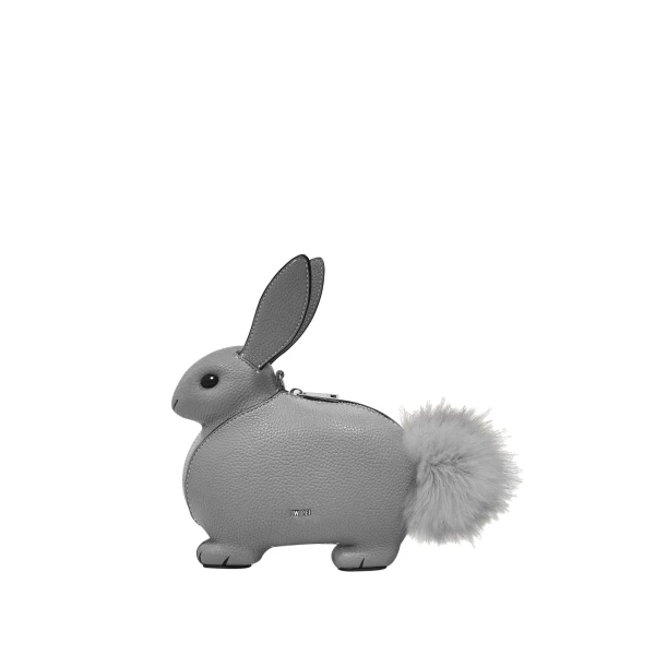 JW PEI Alena Bunny Crossbody Bag in Grey