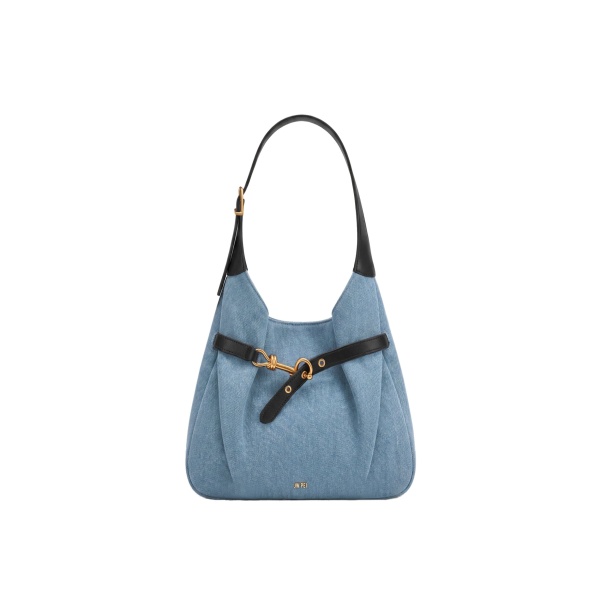 JW PEI Alina Hobo Bag in Light Blue Denim