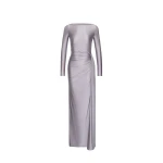 JW PEI Amara Metallic Ruched Dress