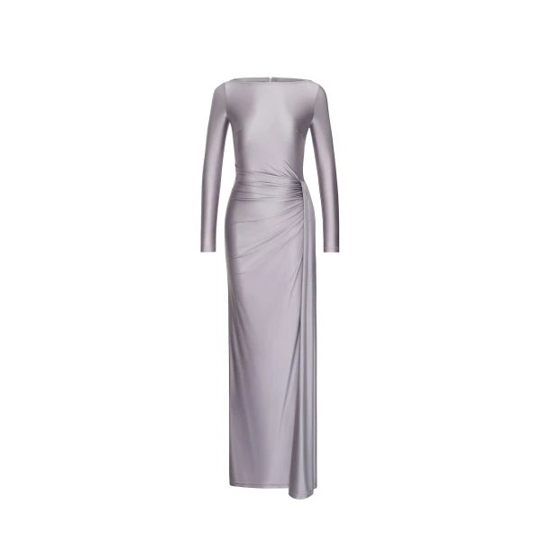 JW PEI Amara Metallic Ruched Dress
