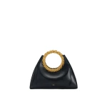 JW PEI Amiya Leaf Handle Sculpture Bag in Black | Shoulder & Crossbody Bags | Luxury Shoes JW PEI Amiya Leaf Handle Sculpture Bag in Black