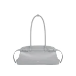 JW PEI Arden Belt Detail East-West Shoulder Bag in Light Grey