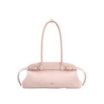 JW PEI Arden Faux Suede Belt Detail East-West Shoulder Bag in Pink
