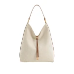 JW PEI Aria Shoulder Bag in Brown Canvas