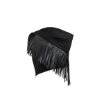 JW PEI Ariana Asymmetric Fringe Sueded Top