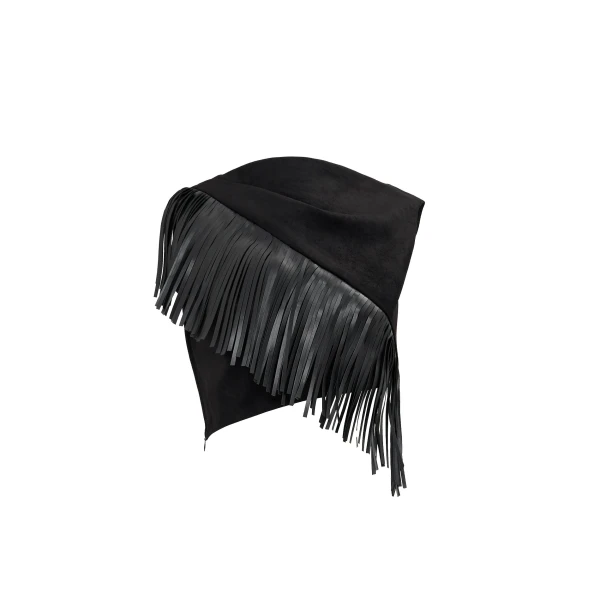 JW PEI Ariana Asymmetric Fringe Sueded Top