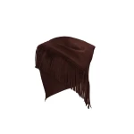JW PEI Ariana Asymmetric Fringe Sueded Top