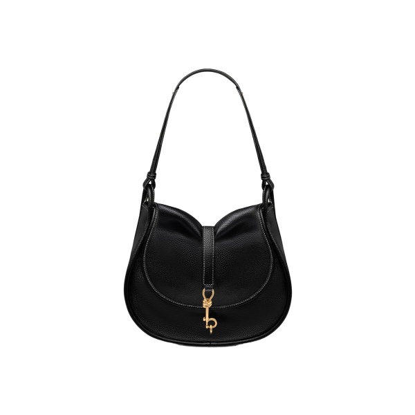 JW PEI Arla Small Hobo Bag in Black Pebbled