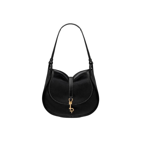 JW PEI Arla Small Hobo Bag in Black Pebbled
