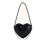 JW PEI Arlene Heart Shaped Bag in Black | Shoulder & Crossbody Bags | Luxury Shoes JW PEI Arlene Heart Shaped Bag in Black