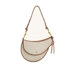 JW PEI Ashlie Crossbody Bag in Brown Canvas