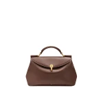 JW PEI Audrey Flap Lock Top Handle Bag in Brown