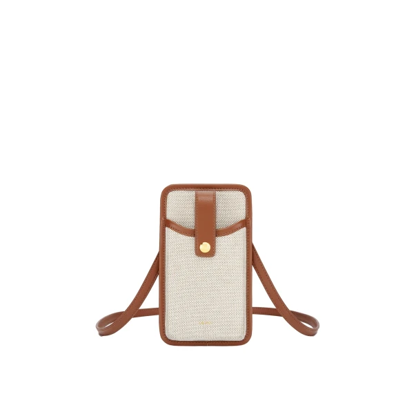 JW PEI Aylin Canvas Phone Bag in Brown