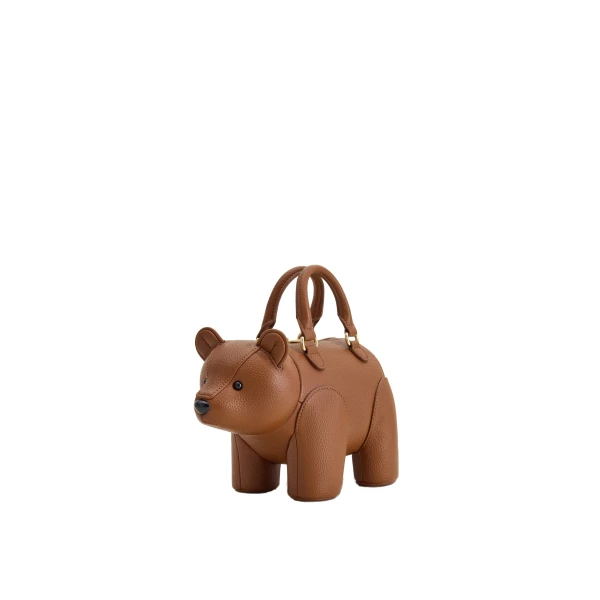 JW PEI Bernie Bear Top Handle Bag in Brown