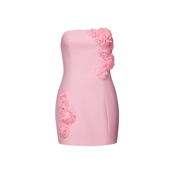 JW PEI Blossoming Elegance Strapless Dress