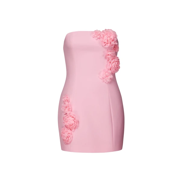 JW PEI Blossoming Elegance Strapless Dress