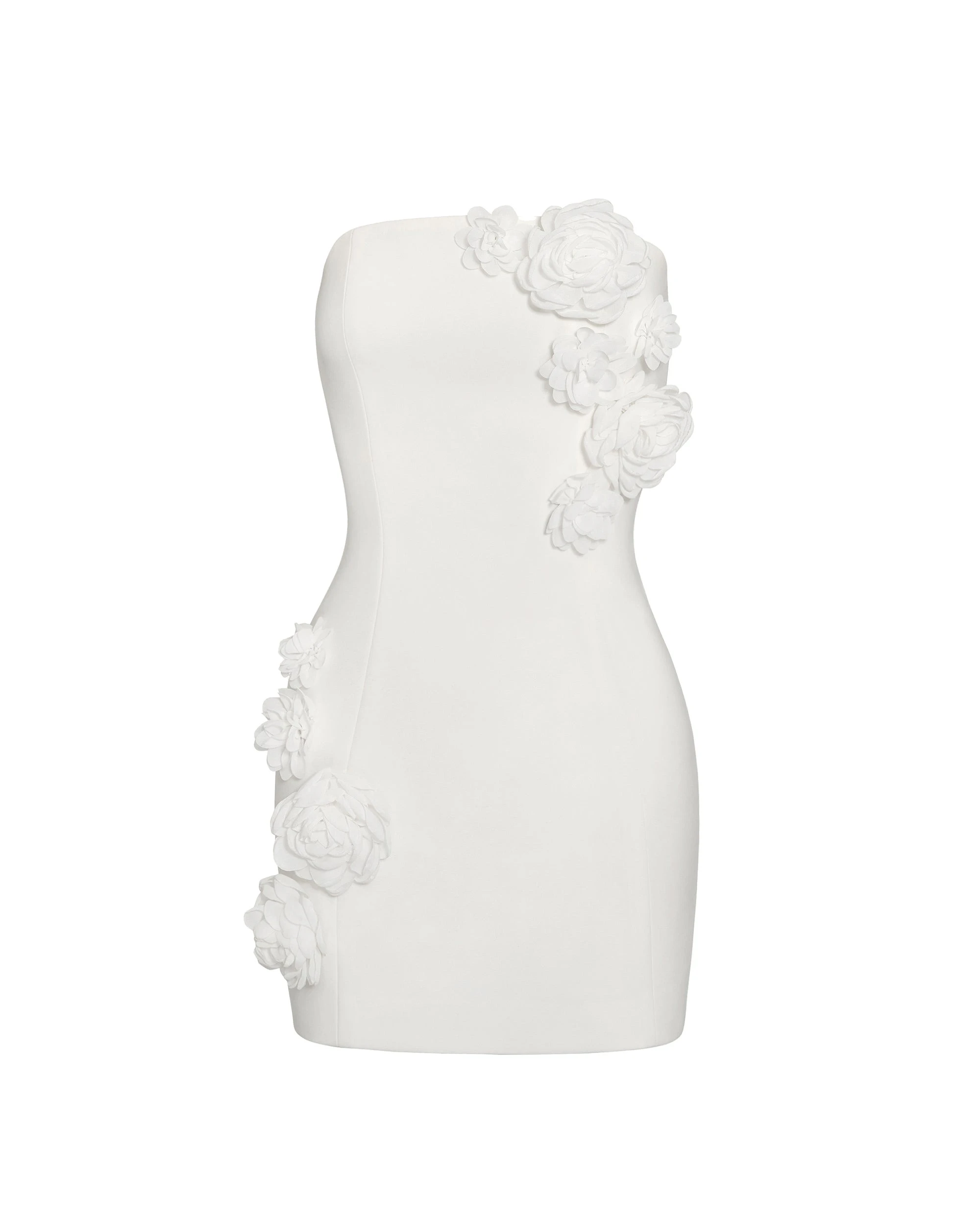 JW PEI dress | Los Angeles Vegan Fashion Dresses | Luxury Shoes JW PEI Blossoming Elegance Strapless Dress