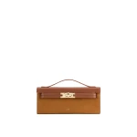 JW PEI Bria Faux Suede Structured Top Handle Bag in Brown