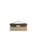 JW PEI Bria Faux Suede Structured Top Handle Bag in Dark Olive