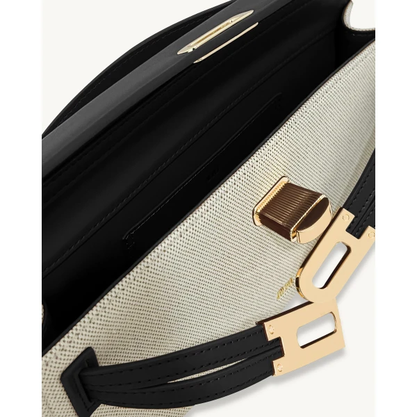 JW PEI Bria top handle bag interior and hardware