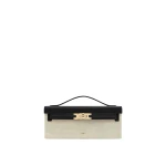 JW PEI Bria Structured Top Handle Bag in Black Canvas