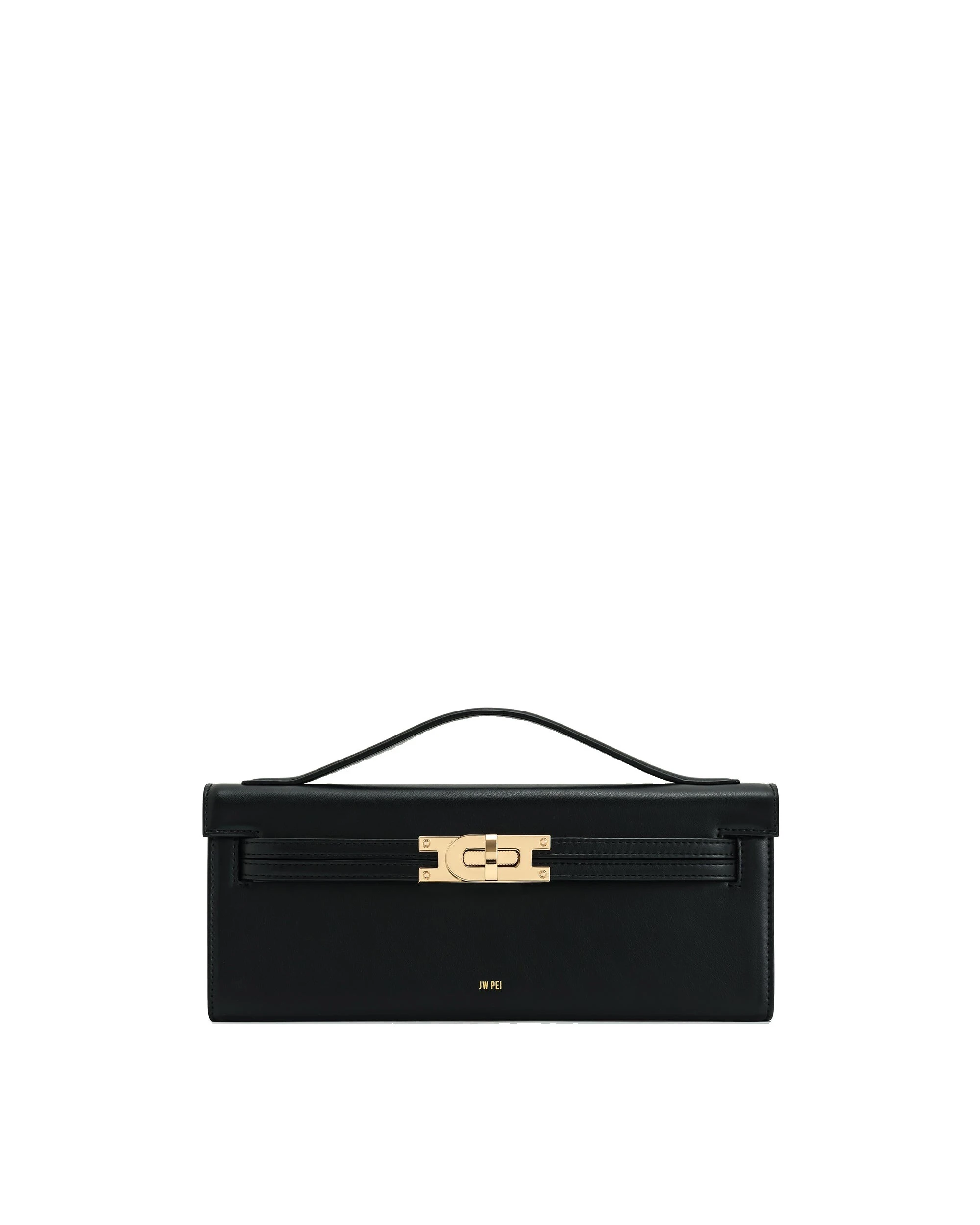 JW PEI Bria Structured Top Handle Bag in Black | Totes & Top-Handle Bags | Luxury Shoes JW PEI Bria Structured Top Handle Bag in Black