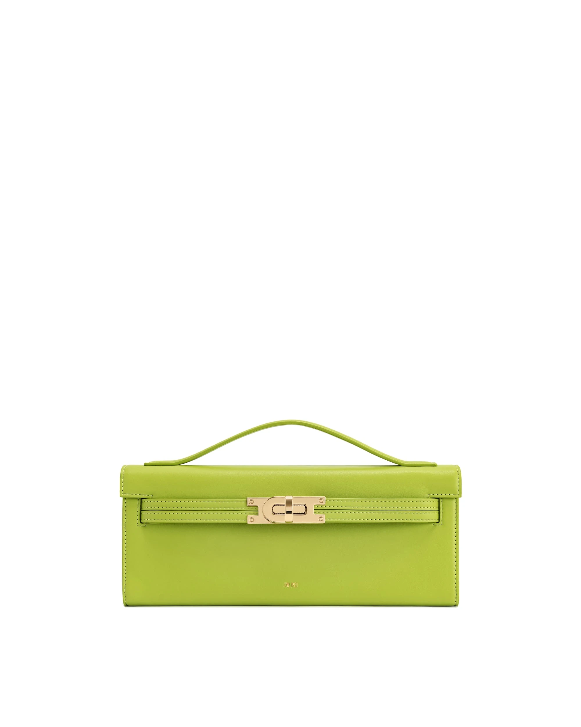 JW PEI Bria Structured Top Handle Bag in Green | Totes & Top-Handle Bags | Luxury Shoes JW PEI Bria Structured Top Handle Bag in Green