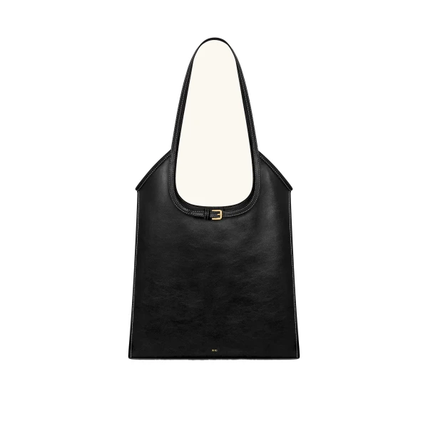 JW PEI Brooke Belted Embellished Shoulder Tote Bag in Black