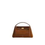 JW PEI Carmen Faux Suede Top Handle Bag in Brown