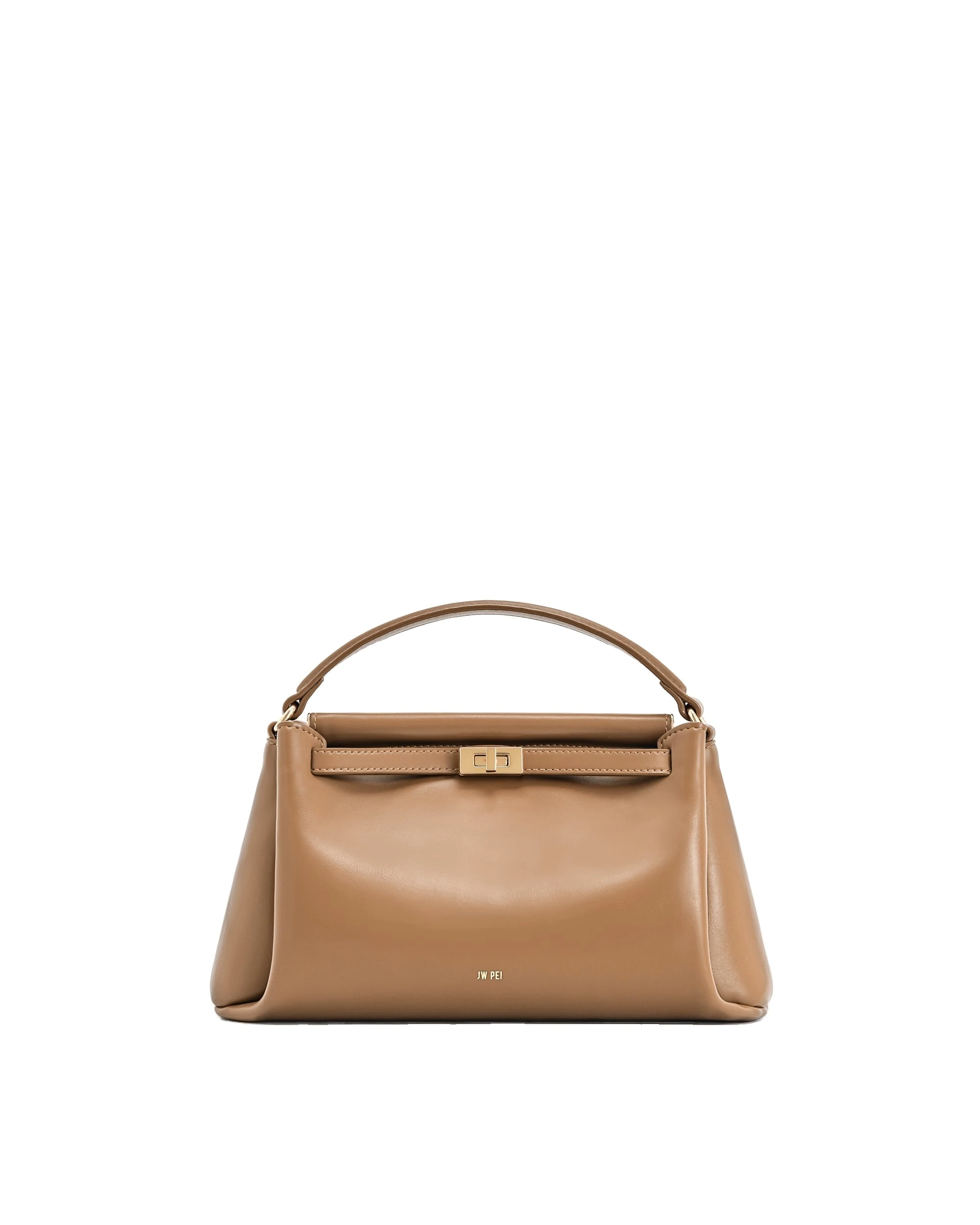 JW PEI Carmen Top Handle Bag in Brown | Totes & Top-Handle Bags | Luxury Shoes JW PEI Carmen Top Handle Bag in Brown
