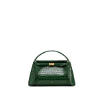 JW PEI Carmen Top Handle Bag in Forest Green Croc