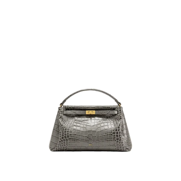 JW PEI Carmen Top Handle Bag in Grey Croc