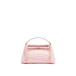 JW PEI Carmen Top Handle Bag in Pink Croc