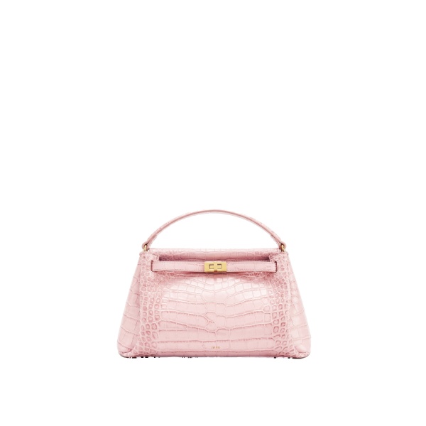 JW PEI Carmen Top Handle Bag in Pink Croc