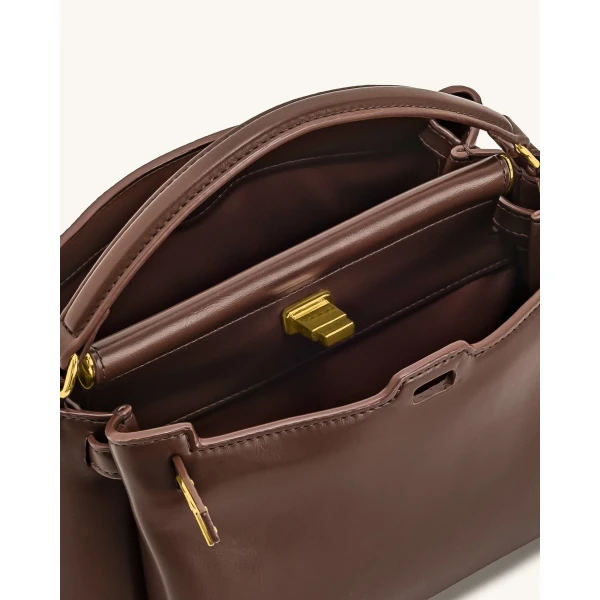 JW PEI Carmen top handle bag interior and hardware