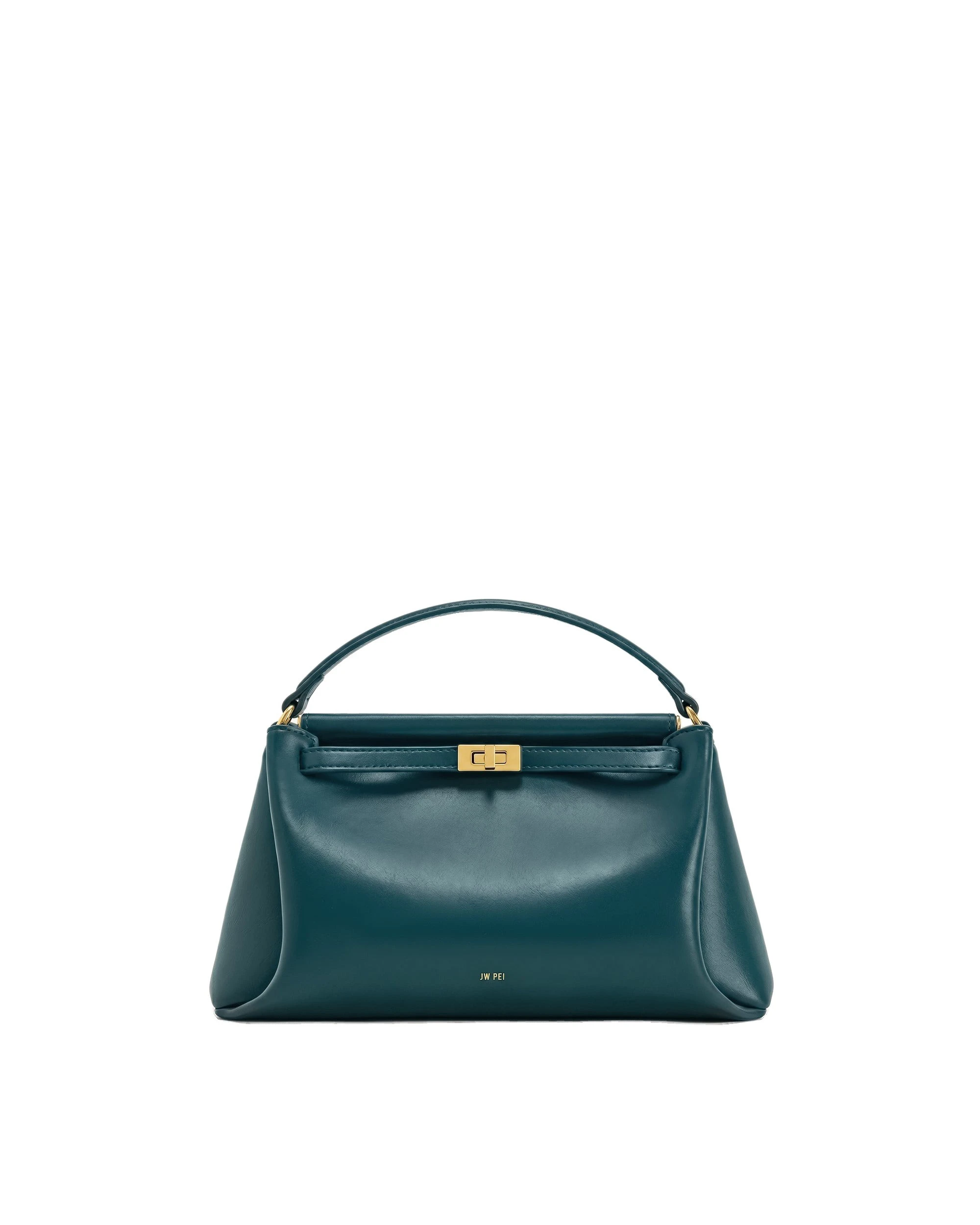 JW PEI Carmen Top Handle Bag in Teal | Totes & Top-Handle Bags | Luxury Shoes JW PEI Carmen Top Handle Bag in Teal
