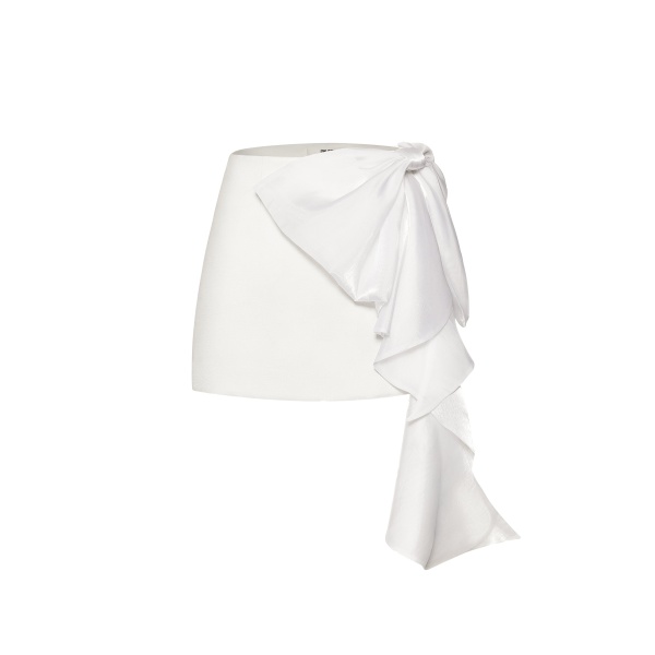 JW PEI Cascading Bow Mini Skirt
