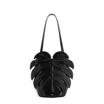 JW PEI Cecelia Leaf Shape Shoulder Bag in Black