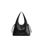 JW PEI Celandra Drawstring Hobo Bag in Black