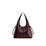JW PEI Celandra Drawstring Hobo Bag in Deep Burgundy