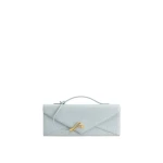 JW PEI Celeste Envelope Top Handle Bag in Light Blue Croc
