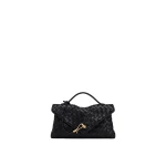 JW PEI Celeste Woven Envelope Bag in Black