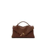JW PEI Celeste Woven Envelope Bag in Brown