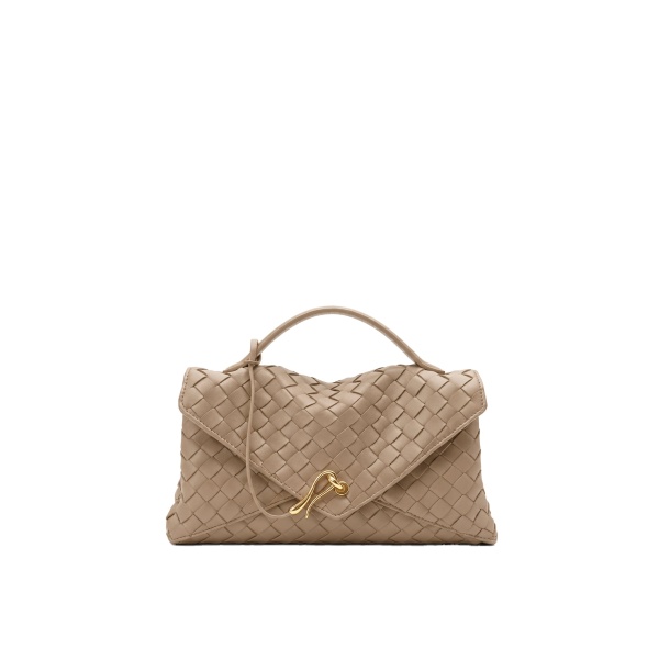 JW PEI Celeste Woven Envelope Bag in Khaki