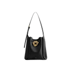 JW PEI Charlene Double Buckle Hobo Bag in Black