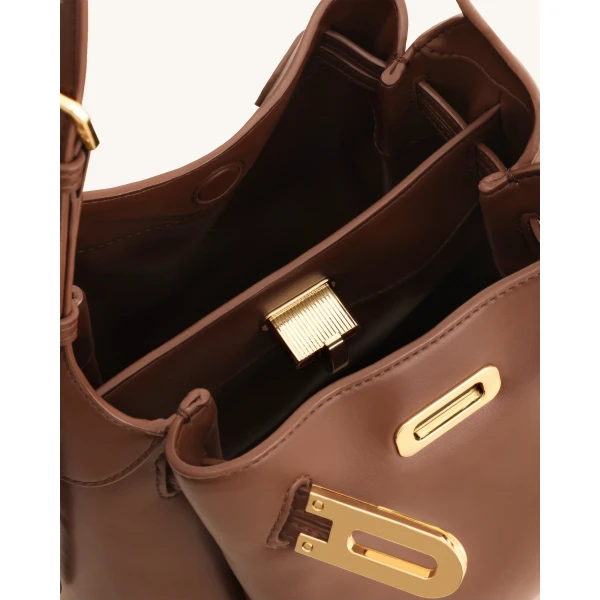 JW PEI Charlene hobo bag interior and hardware