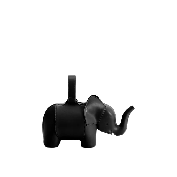 JW PEI Claire Elephant Shaped Handbag in Black