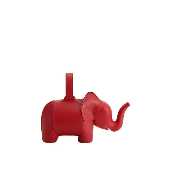 JW PEI Claire Elephant Shaped Handbag in Red
