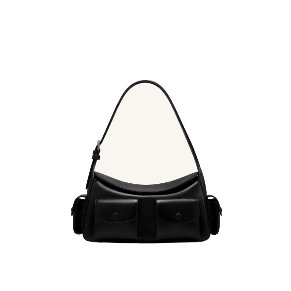 JW PEI Corinne Multi-Pocket Shoulder Bag in Black